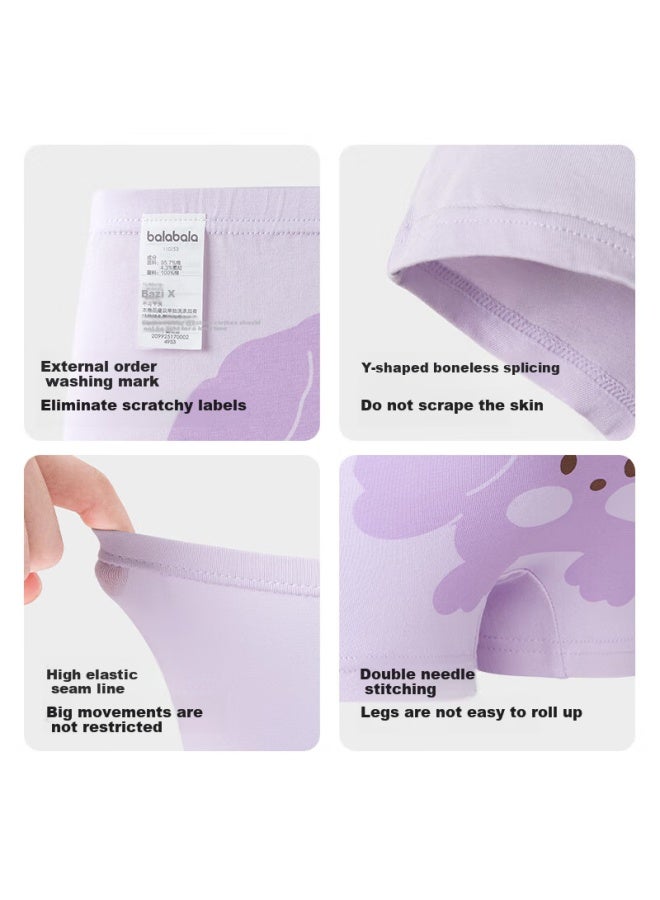 Balabala Balabala Baby Cotton Children's Panties Girls' Kids Skin-friendly Cute Square Pants Three-pack 209925170002 - Image 1