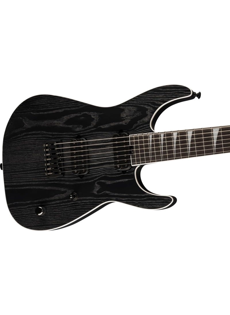 Jackson Jackson Pro Series Signature Jeff Loomis Soloist SL7 HT 7string Electric Guitar  Black Ash  - Image 5