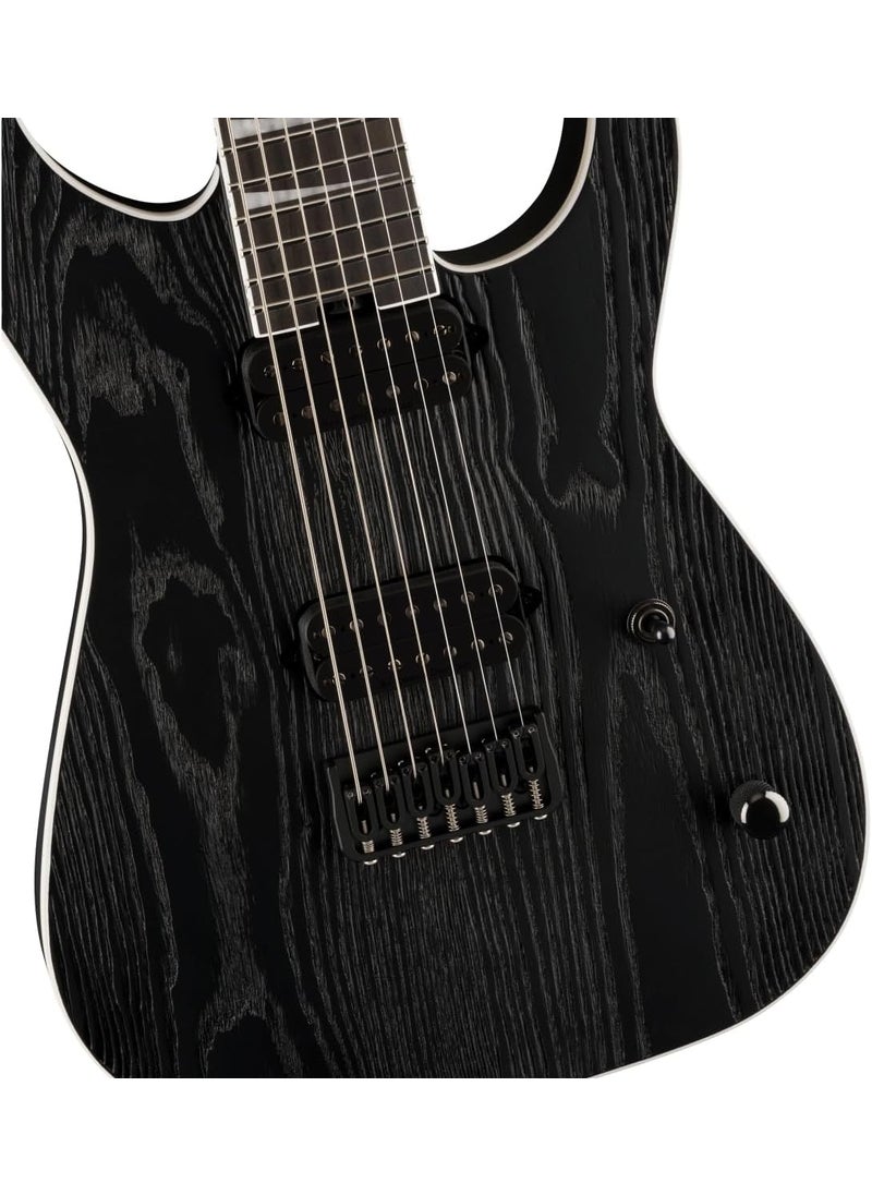 Jackson Jackson Pro Series Signature Jeff Loomis Soloist SL7 HT 7string Electric Guitar  Black Ash  - Image 4