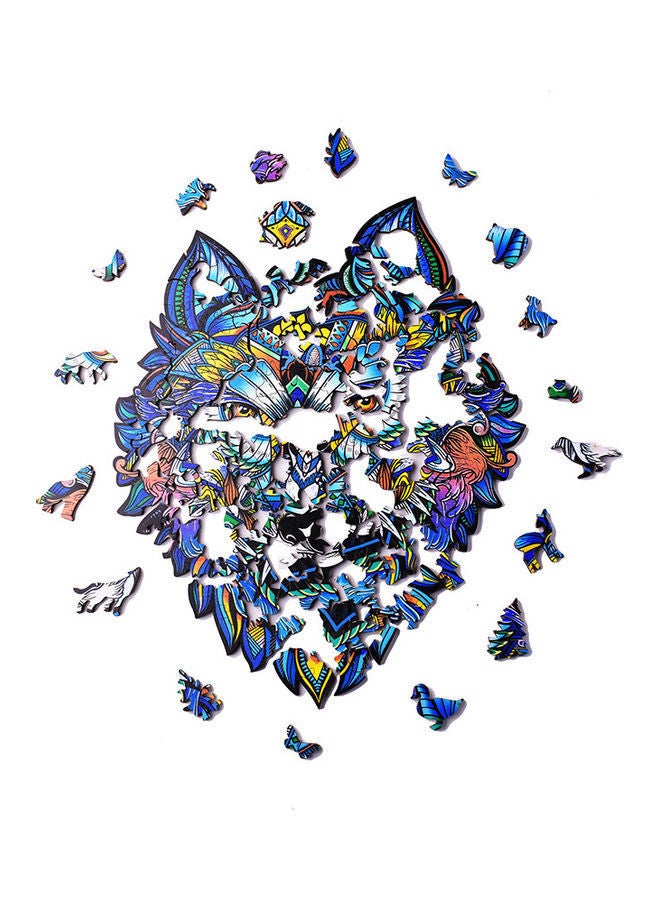 NIBEMINENT 187-Piece Animal Shape Wooden Jigsaw Puzzle - Image 2