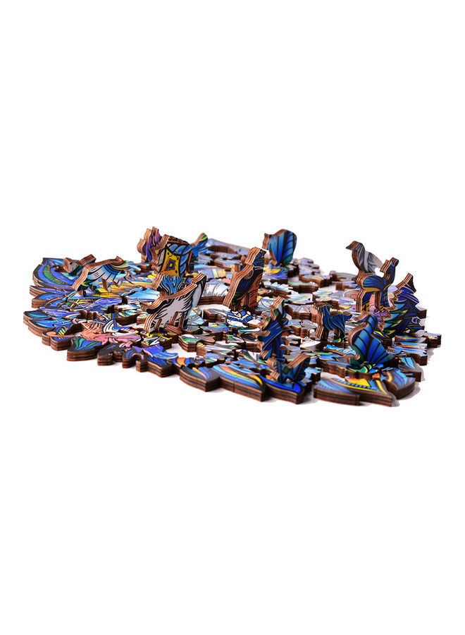 NIBEMINENT 187-Piece Animal Shape Wooden Jigsaw Puzzle - Image 3