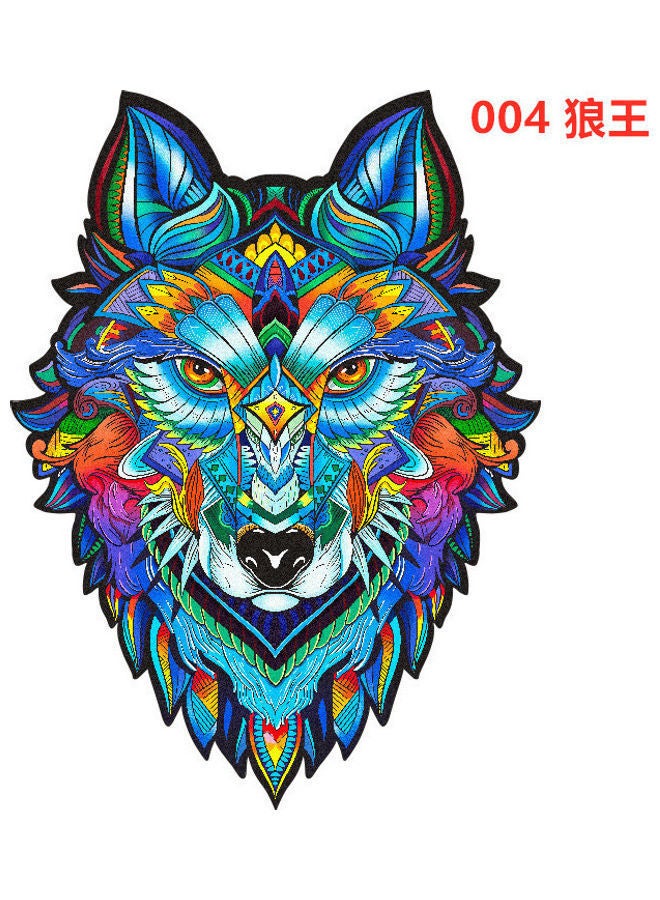 NIBEMINENT 187-Piece Animal Shape Wooden Jigsaw Puzzle - Image 1