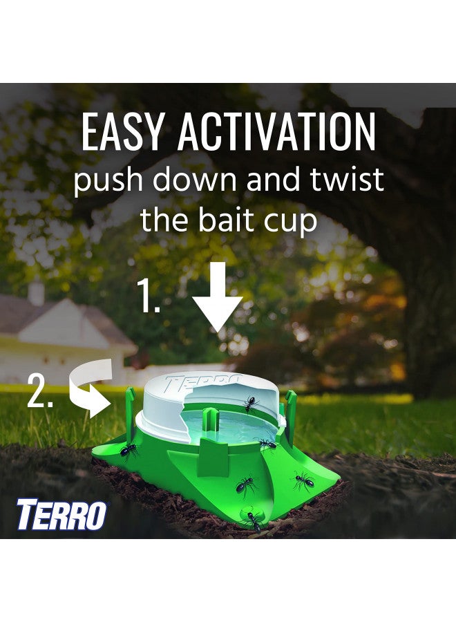 TERRO T1804SR Outdoor Ready-to-Use Liquid Ant Bait Killer and Trap - Kills Common Household Ants - 8 Bait Stations - Image 3