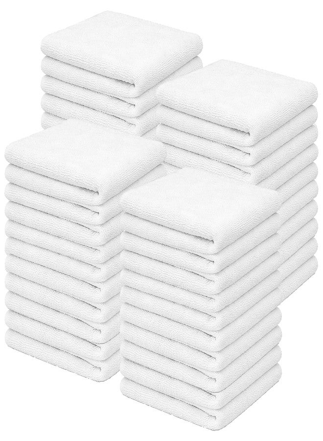 SupremePlus White Terry Bar Mop Towels 40 Pcs (Approx) - 100% Cotton Ultra-Absorbent Cleaning Rags, Perfect Washable Kitchen Rags for Bars, Restaurants & Home - Multipurpose (5 lbs. Box) - Image 1