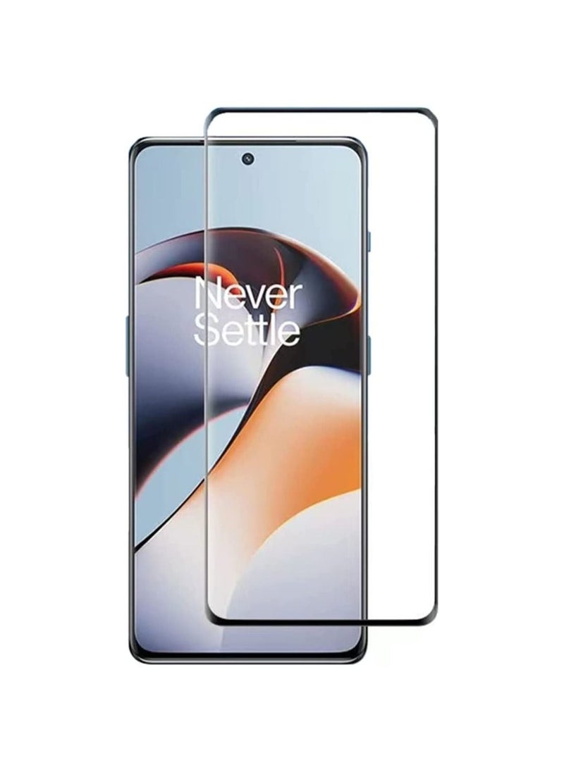 OnePlus 11R Screen Protector, Tempered Glass [Full Adhesive][Full Coverage] [Bubble-Free] [Anti Scratch] HD Clear High Responsive Screen Protector for OnePlus 11R 5G (Full Glue 9D Black)