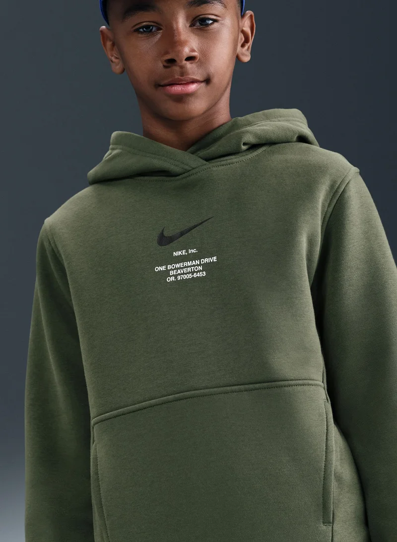 Nike Youth Nsw Athletic Pullover Hoodie