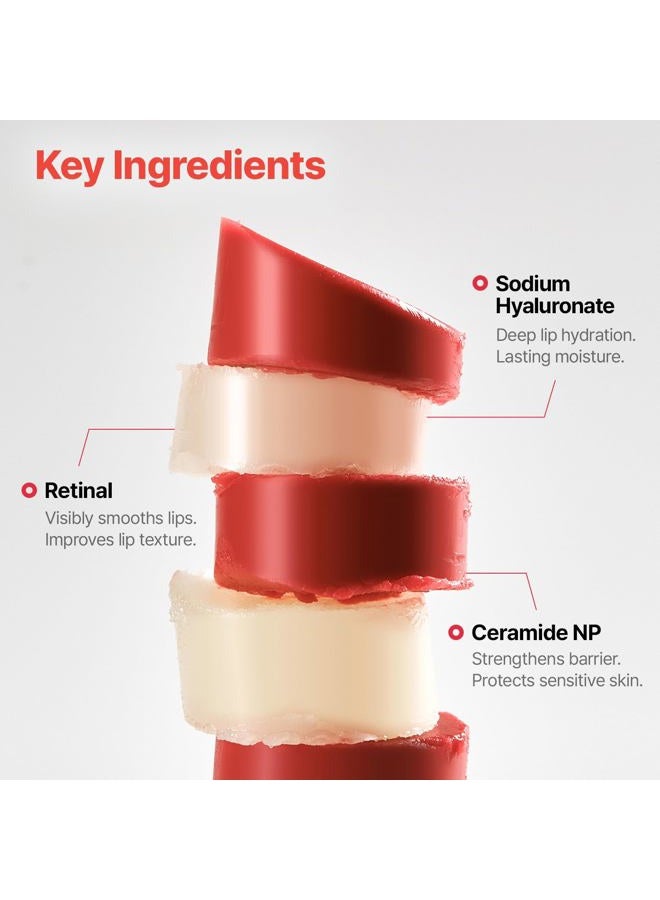 Dr.Different Retinal Lip Balm Clear, Anti-Wrinkle Lip Treatment with Deep Hydration & Long-Lasting Moisture, K-Skincare made by Korean Dermatologist, 0.14oz - Image 5