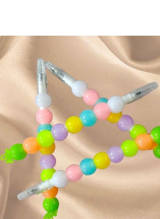 2 Pieces Pearl pen Bubble Like Beads Design Pens Creative Fashion Writing Pen - Image 1