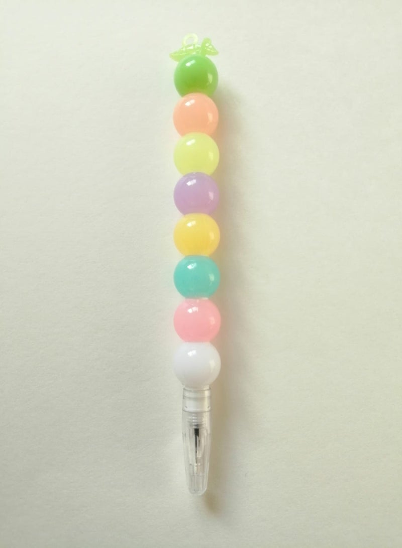 2 Pieces Pearl pen Bubble Like Beads Design Pens Creative Fashion Writing Pen - Image 2