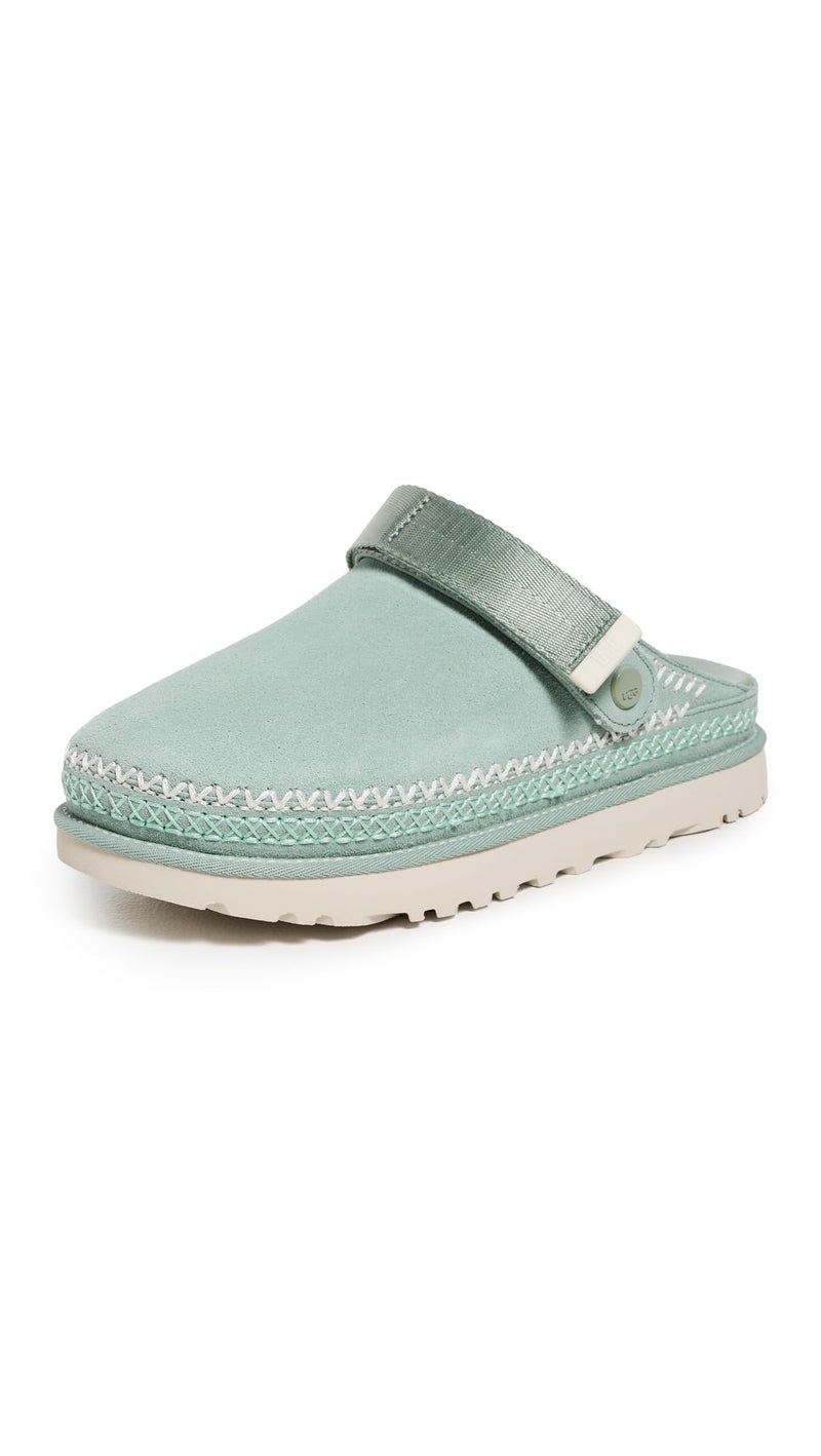 UGG Women's Goldenstar Meadow Accent Clog Shoe, Artichoke, 7 - Image 1