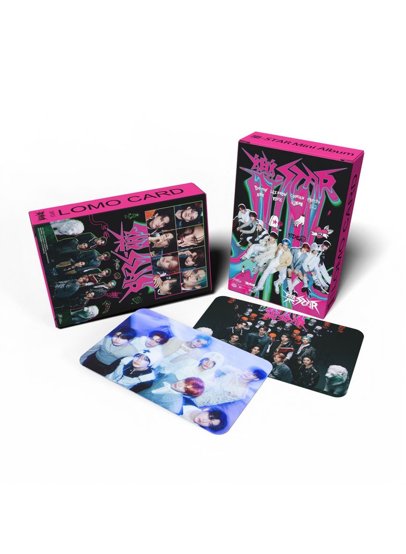 55Pcs Stray Kids New Album ROCK STAR LALALALA Lomo Card - Image 3