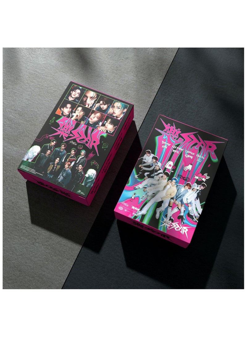 55Pcs Stray Kids New Album ROCK STAR LALALALA Lomo Card - Image 5
