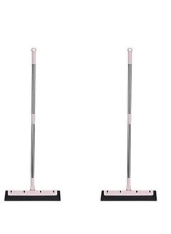 Aiwanto 2Pcs Wiper Long Hand Wiper Squeegee Floor Cleaning Wiper Bathroom Washroom Cleaning Wiper