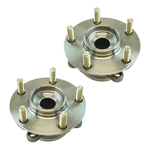 TRQ Front Wheel Hub Bearings Assembly Set Compatible with 2008-2015 Mitsubishi Lancer - Image 2