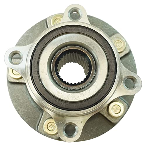 TRQ Front Wheel Hub Bearings Assembly Set Compatible with 2008-2015 Mitsubishi Lancer - Image 5