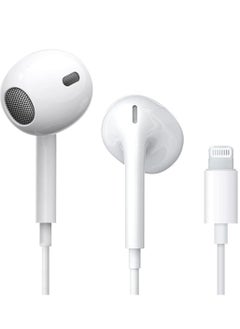 ELTRAZONE Lightning Headphone Wired for iPhone 14[Apple MFi Certified] Built-in Microphone & Volume Control, in-Ear Stereo Headset Compatible with iPhone 13 Mini/SE/12 Pro/12Pro Max/11/X/8 7-All iOS System  - Image 1