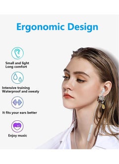 ELTRAZONE Lightning Headphone Wired for iPhone 14[Apple MFi Certified] Built-in Microphone & Volume Control, in-Ear Stereo Headset Compatible with iPhone 13 Mini/SE/12 Pro/12Pro Max/11/X/8 7-All iOS System  - Image 2