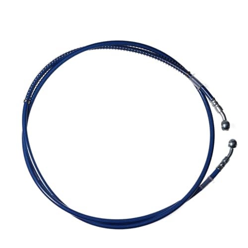 PRO BAT 70''/175cm Braided Hydraulic Brake Hose Line Pipeline For Chinese GY6 Scooter ATV Dirt Bike Go Kart 10mm Banjo Ends BLUE - Image 5