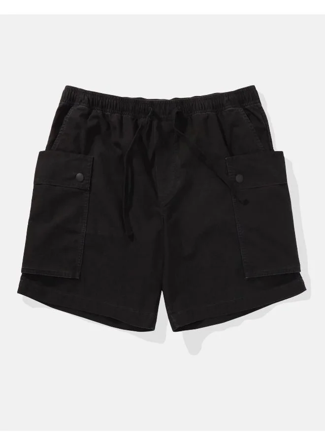 American Eagle AE Flex Linen-Blend Cargo Short