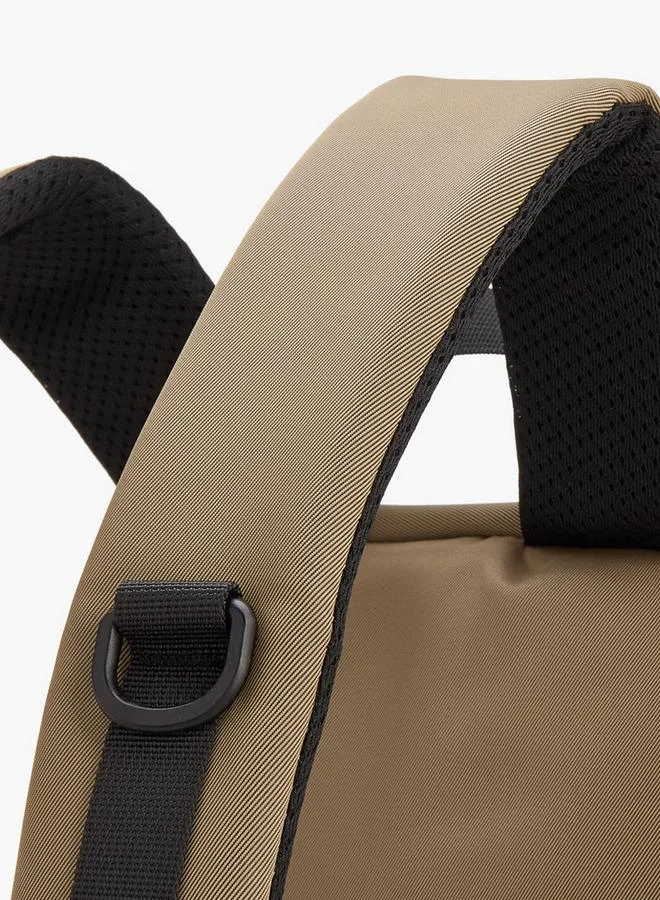 Missy TAUPE Solid School Backpack With Cord Lock Cinch for Women | Best Price UAE