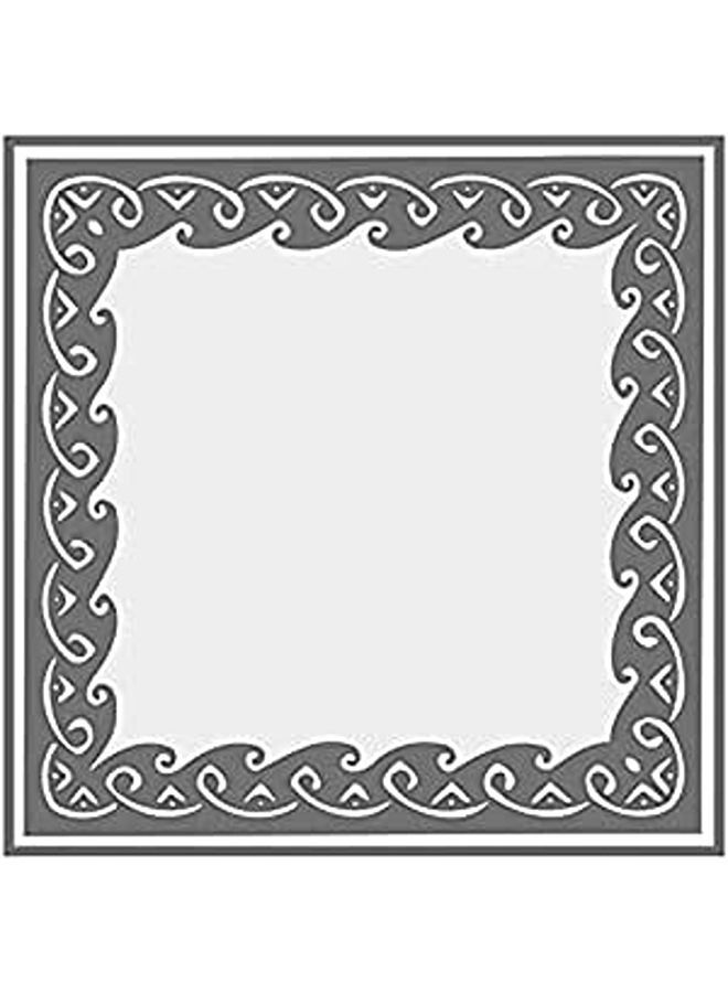Wooden Framed Dicorative Mirror 65X65 cm