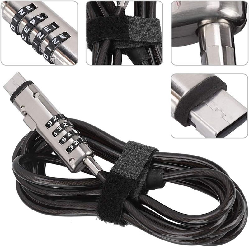 Kikumi 4 Computer Lock Computer Lock for Digital Password Unlock - Image 3