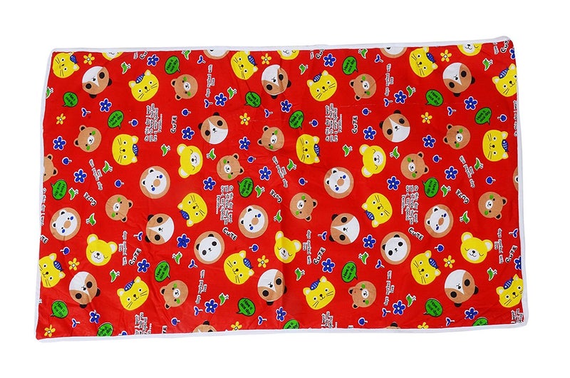FARETO One Side Cloth Cotton and Plastic Sheet (Pack of 4, 0-6 Months, Multicolour) - Image 2