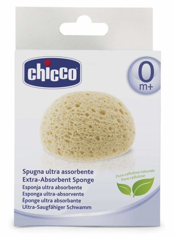 Chicco Ch07865 Safe Hygiene Extra Absorbent Sponge, Yellow - Image 1