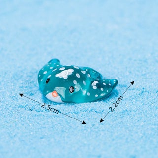 No. 8-ray is about 2.5x 2.2cm