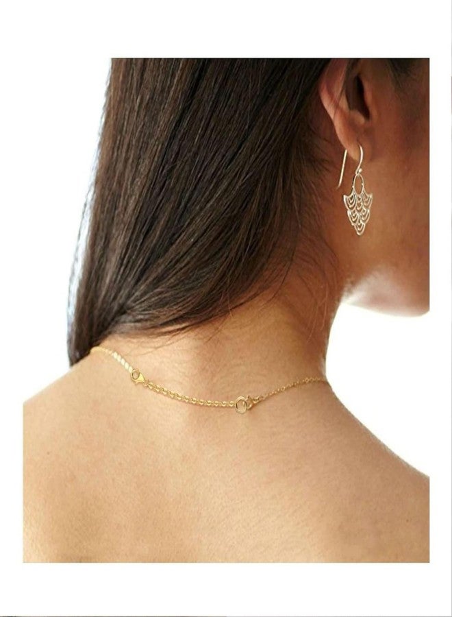 ST logo 3 Inch Jewelry Making Findings Extenders DIY Chain for Necklace Bracelet with Lobster Clasp (10pcs Golden) - Image 4