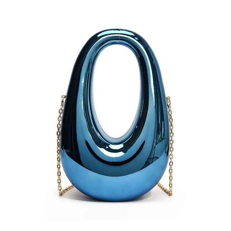 Acrylic Hard Shell Box Bag 2024 Texted Fashionable Evening Bag Chain Crossbody Women'S Bag Clasper Bag - Image 1