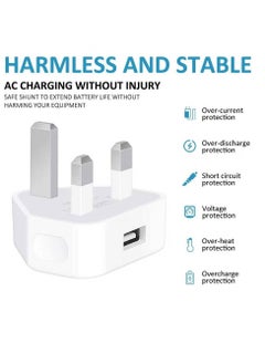 iPhone Charger Lightning Cable, [Apple MFi Certified] 2 Pack USB Plug Rapid Wall Charger Travel Plug & 2 Pack Lightning to USB Fast Charging Data Sync Transfer Cord with iPhone 13 112/11/XS/XR/X/8/7/i