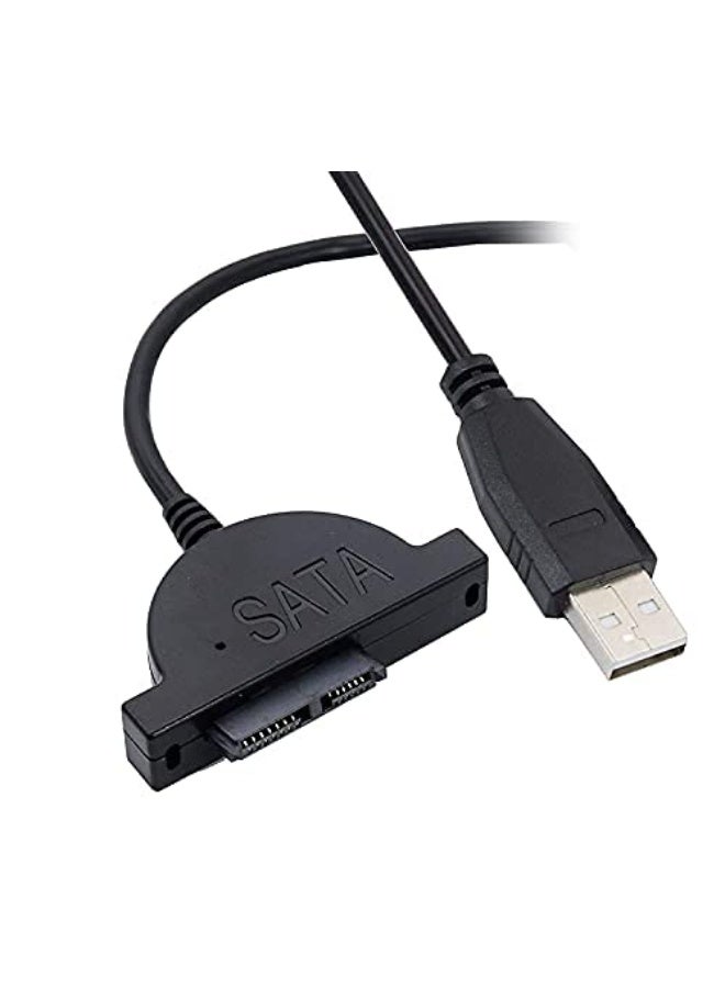 محول من USB إلى SATA - كابل تشغيل محرك أقراص اللابتوب الخارجي - قارئ CD و DVD عملي وسهل الاستخدام - Image 1
