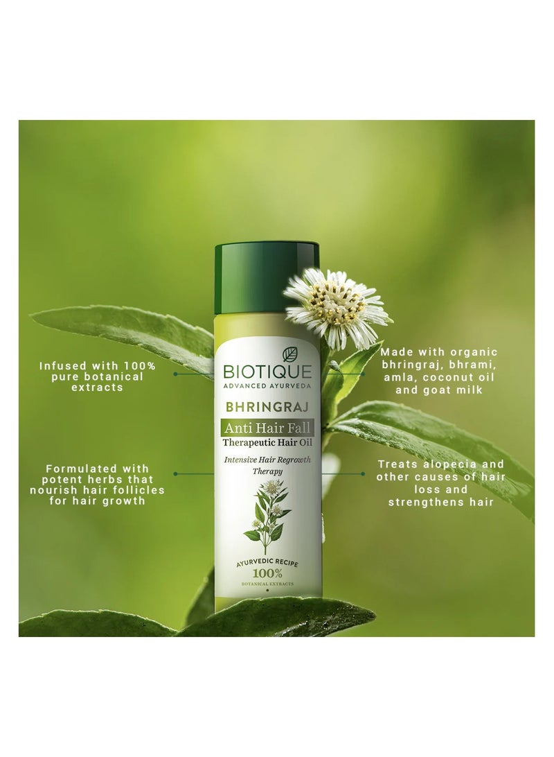 Biotique زيت الشعر العلاجي المضاد لتساقط الشعر بهرينغراج 120 مل - Image 1
