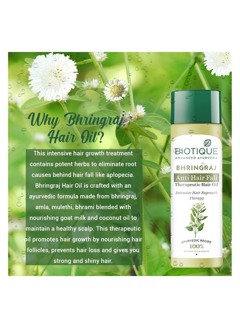 Biotique زيت الشعر العلاجي المضاد لتساقط الشعر بهرينغراج 120 مل - Image 3