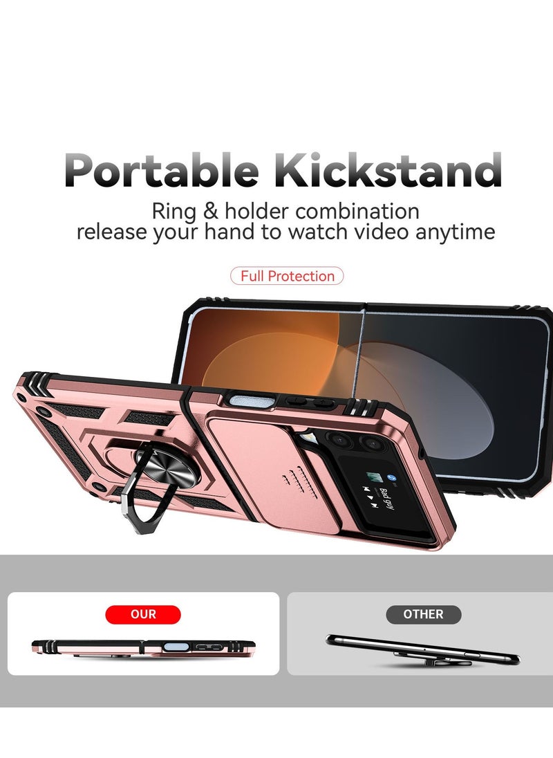 GULFLINK Back Cover Phone Protect Case For Samsung zfilp4 Pink  - Image 3