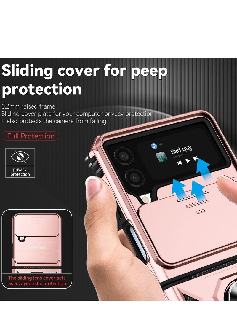GULFLINK Back Cover Phone Protect Case For Samsung zfilp4 Pink  - Image 5