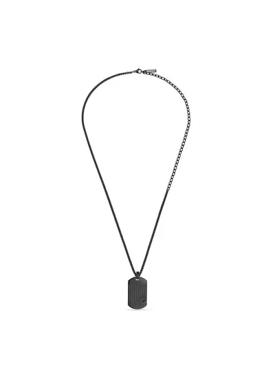 Ducati Squadra Gunmetal Stainless Steel Pendant Necklace for Men 500mm