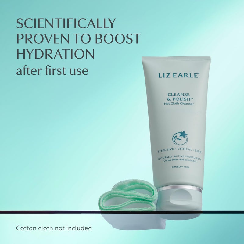 Liz Earle غسول الوجه ليز إيرل كلينز آند بوليش - منظف وجه لطيف بمكونات مرطبة ومهدئة - يعزز الترطيب ويكشف عن إشراقة فورية (200 مل) - Image 4