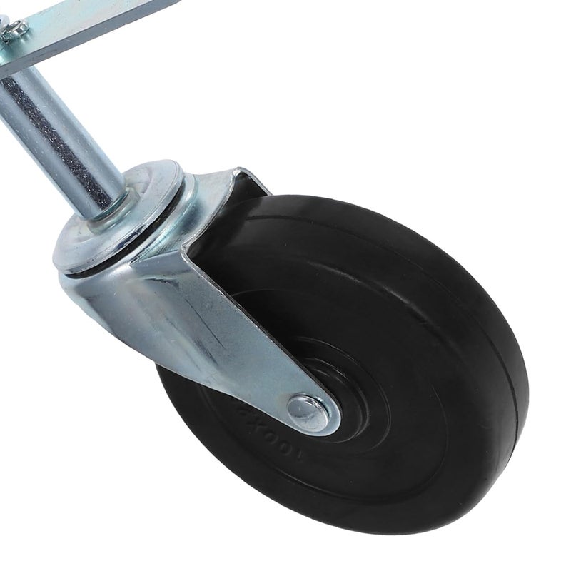 Heavy Duty Galvanized Spring Loaded Gate Caster Wheel for Wooden Fences Easy Installation - Image 4