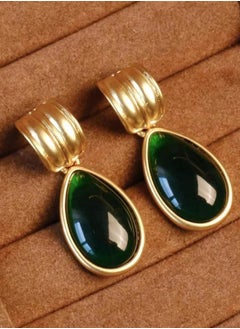 General Vintage Colored Gemstone Earrings  - Image 2