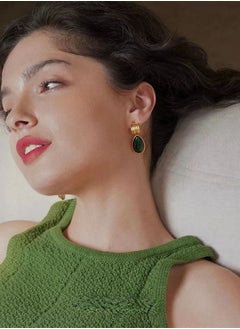 General Vintage Colored Gemstone Earrings  - Image 3