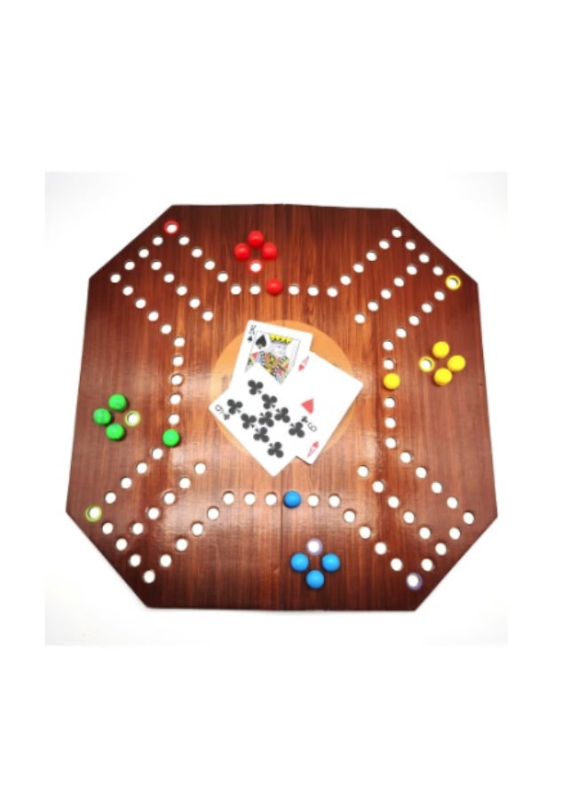 رونجفا لعبة البطاقات جاكارو الجماعية والممتعة، تعزز المهارات ومناسبة لعدد 2-4 لاعبين للأطفال من الجنسين، لعمر 3 سنوات فما فوق، 30 × 30 سم - Image 3