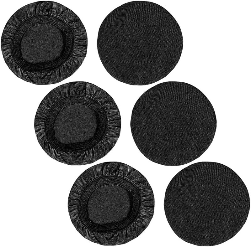 3 Pairs Washable Fabric Headphone Ear Covers Breathable Reusable Gaming Headset Protectors - Image 1