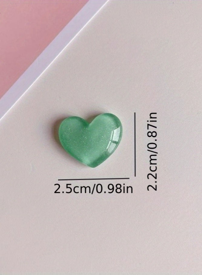 ميدي مجموعة من 6 قطع من مغناطيسات الثلاجة اللطيفة على شكل قلب - مغناطيسات كرتونية كاواي لتزيين الثلاجة والسبورة البيضاء، مثالية لتزيين المطبخ والمكتب، هدايا مثالية لعيد الميلاد والهالوين، مغناطيسات للثلاجة وأدوات المطبخ وديكور المنزل، ملصق - Image 5