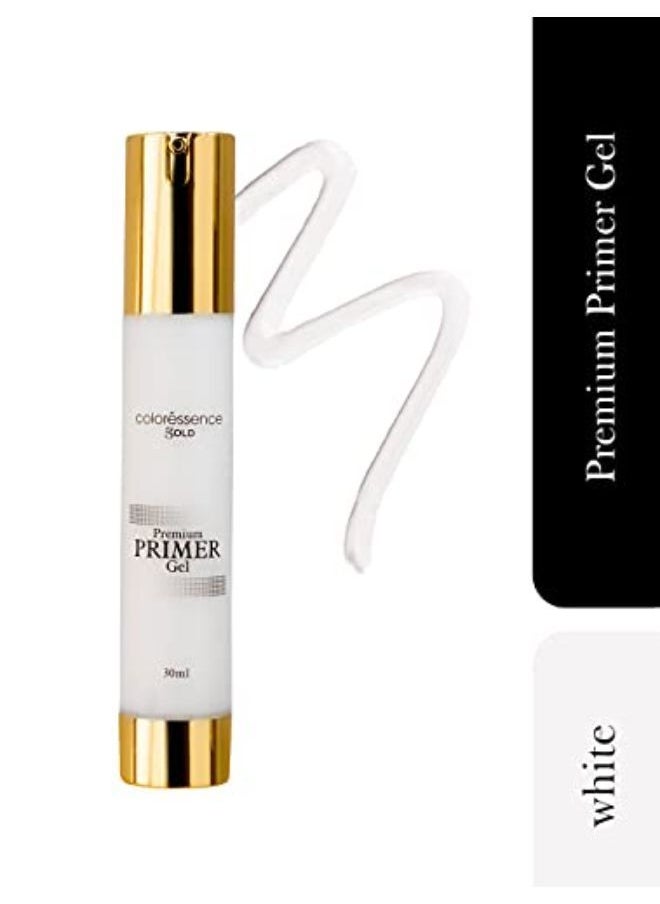 Coloressence Premium Primer Gel Smoothening Moisturizing Pre Makeup Base (30 Ml) - Free Blue Paddle Hair Brush  - Image 2