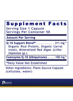 Coq10 Supports Cardiovascular Nerve Brain & Immune System Health With A Livesource Fermented Coq10 Pure Vegan & Glutenfree 50 Plantsource Capsules - pzsku/Z4F1752F2DC76D9C8919BZ/45/_/1695145311/094385d5-9bb4-41cd-aa7a-2423369a73ac