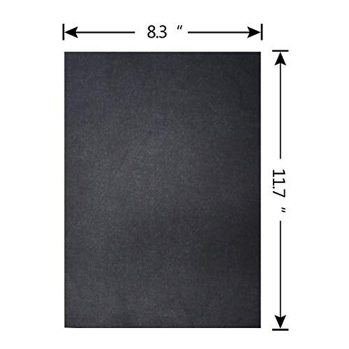 TTSAM 100 Sheets Carbon Transfer Paper Tracing Carbon Paper for DIY Wood Working Paper Canvas and Other Art Craft Surfaces Graphite Transfer Paper & 5 Pieces Ball Embossing Stylus Black (8.3 x 11.7 Inches) - Image 5