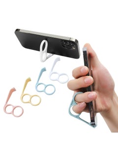 8Pcs Finger Ring Phone Holder Stand/Phone Finger Holder/Cell Phone Stand for Desk/Phone Holder for Finger/Reduce Finger Pressure for Easy Carrying