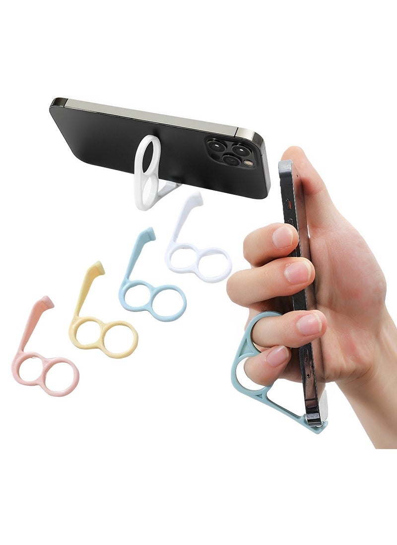 BenQuand - 8Pcs Finger Ring Phone Holder Stand/Phone Finger Holder/Cell Phone Stand for Desk/Phone Holder for Finger/Reduce Finger Pressure for Easy Carrying - Image 1